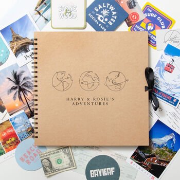 Personalised Adventure Globe Scrapbook, 8 of 9