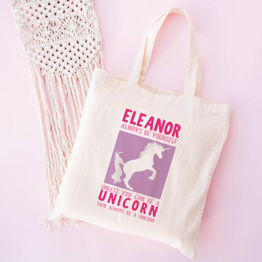 Personalised Unicorn Bag