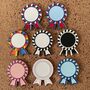 Personalised Design Your Rosette Award Enamel Pin, thumbnail 6 of 7
