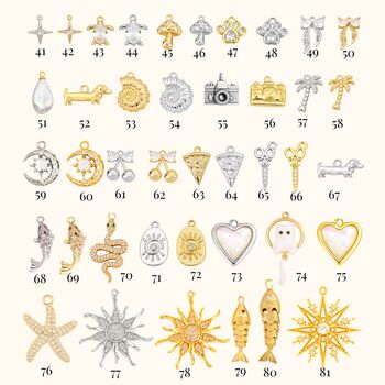Build Your Own Personalised Silver Single Charm Necklace, 5 of 7