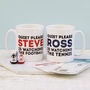 Personalised Quiet Please Watching The … Ceramic Mug, thumbnail 1 of 4