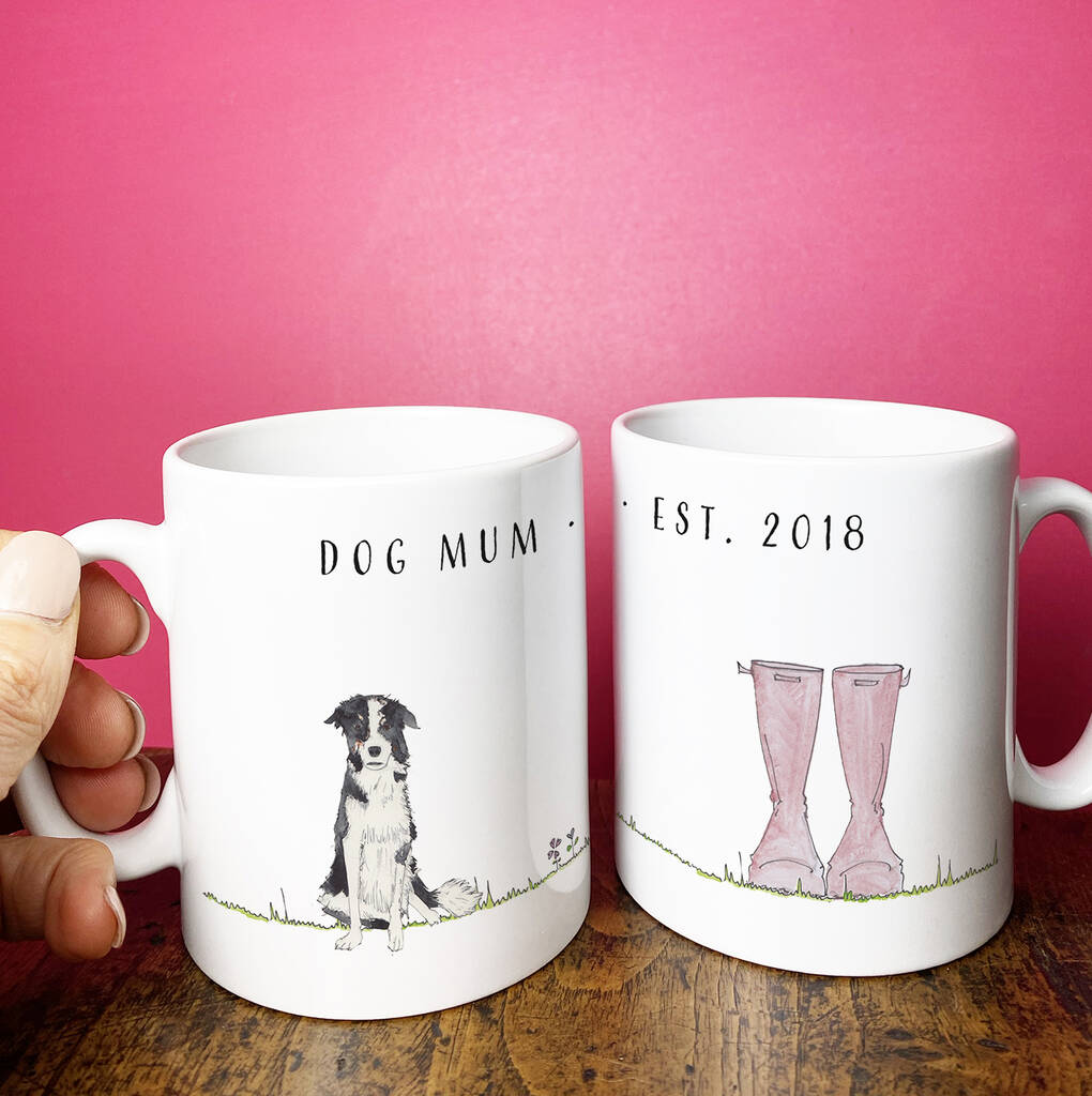 Кружка Dog mum фамилия. Mum cup