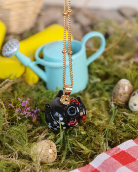 Spring Chicken Charm Necklace, 3 of 5