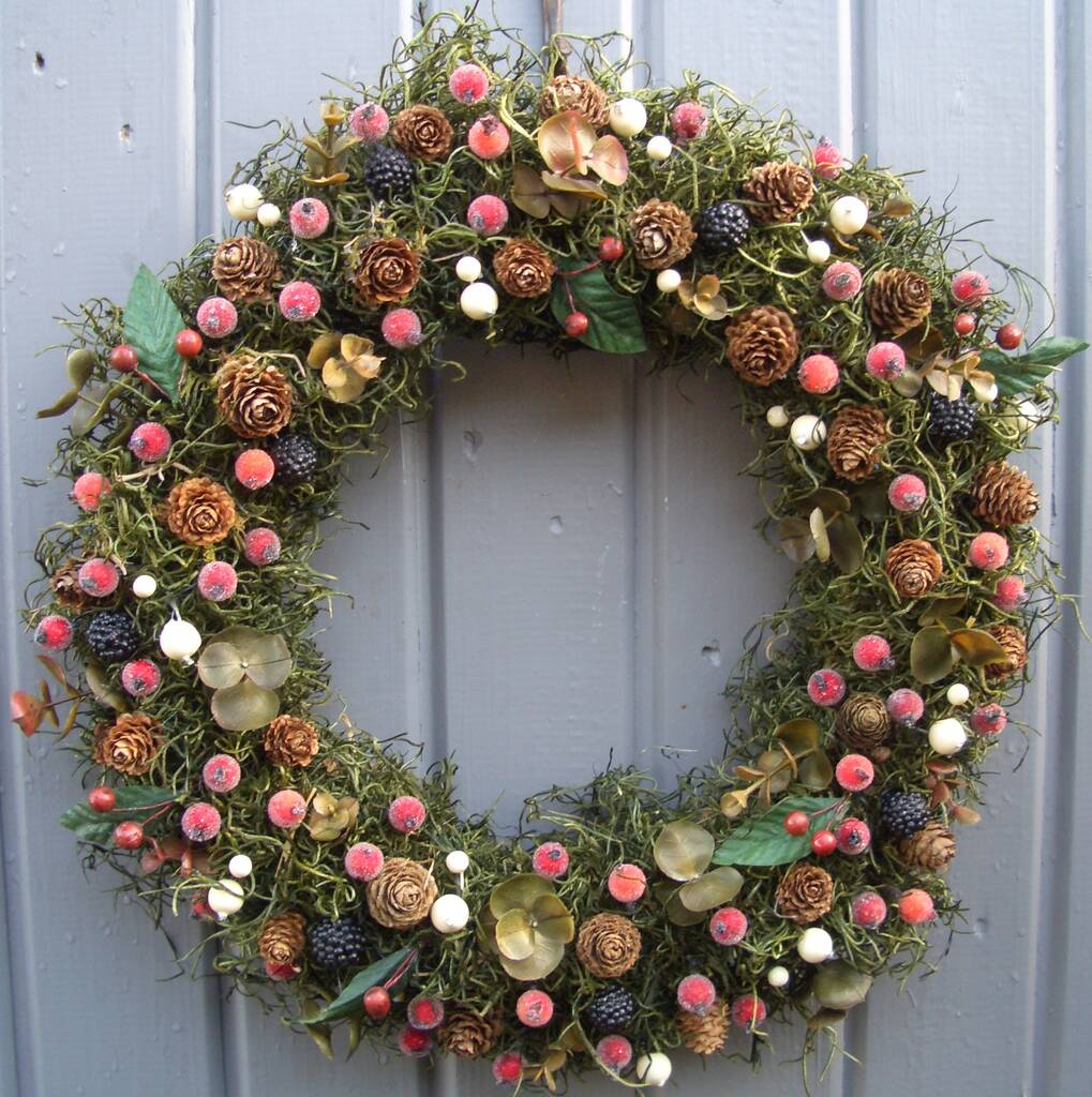 Luxury Winter Berry Wreath By Pippa Designs | notonthehighstreet.com
