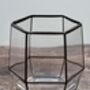Set Of Two Black Window Pane Tumbler Glasses, thumbnail 3 of 4
