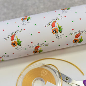 Personalised Child's Drawing Christmas Wrapping Paper, 5 of 8