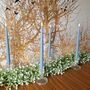 Powder Blue LED Taper Candles, thumbnail 2 of 4