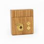 Personalised Luxury Card And Dice Set In A Wood Box, thumbnail 9 of 12