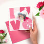 Love Photo Valentine's Day Card, thumbnail 4 of 4