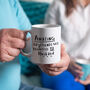 'Amazing Boyfriends Get Promoted To Husband' Mug, thumbnail 3 of 7