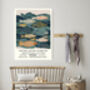 Natural History School Of Fish Ocean Art Print, thumbnail 3 of 4