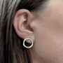 Molten Hephaestus Halo Stud Earrings, thumbnail 8 of 11