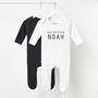 Little Brother Personalised Babygrow, thumbnail 1 of 12
