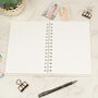 Watercolour Wildflower Wedding Planner Notebook, thumbnail 2 of 2