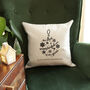 Personalised Bauble Cushion Cover, thumbnail 2 of 5