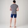 Men's 'Sandstone' Bamboo Short Pyjama Set, thumbnail 3 of 7