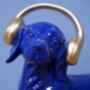 Dog With Headphones Ornament, thumbnail 3 of 3