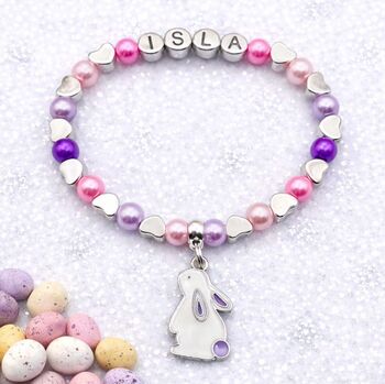 Personalised Easter Bunny Bracelet, 3 of 12