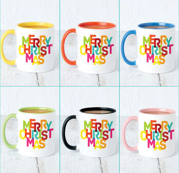 Bright Merry Christmas Mug, 2 of 5