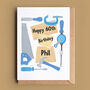 Personalised Builder Birthday Card, thumbnail 1 of 2