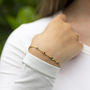 Mini Gold Plated Family Birthstone Bracelet, thumbnail 5 of 10