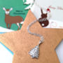 Sterling Silver Christmas Tree Necklace, thumbnail 7 of 12