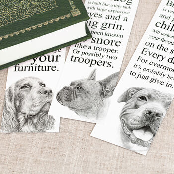 Funny Border Collie Dog Bookmark, 4 of 7