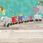 Elephant Wooden Letter Name Train, thumbnail 1 of 12