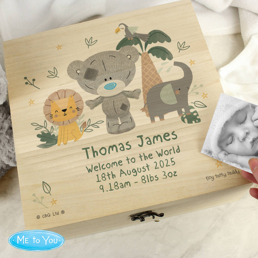 Baby Memory Keepsake Box Baby Gifts, 1 of 7