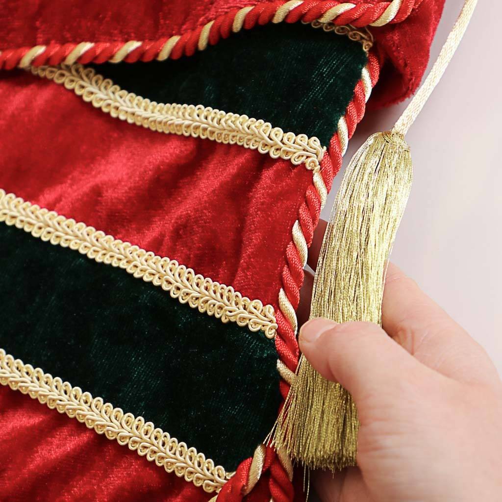 A Couple's Luxury Velvet Christmas Stocking Set By Dibor