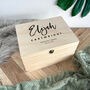Personalised Modern Any Occasion Memory Box Five Sizes 16cm | 20cm | 26cm | 30cm | 36cm, thumbnail 2 of 8