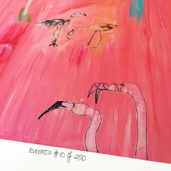 'Flamingo' Art Print, 3 of 5