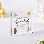 First Father’s Day Grandad Bear Plaque Gift, thumbnail 3 of 5