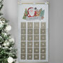 Personalised Santa Advent Calendar In Silver Grey, thumbnail 3 of 3