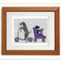 Schnauzer On Scooter, Book Print, Framed Or Unframed, thumbnail 5 of 7