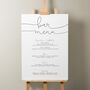 Whimsical Wedding Cards And Gifts Sign 'Naomi', thumbnail 3 of 9