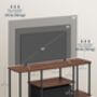 Tv Stand Media Console Cabinet With Shelves, thumbnail 2 of 7