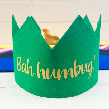 Personalised Re Usable Festive Crowns, 5 of 12