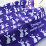 Personalised Knitted Mummy And Baby Bunny Blanket, thumbnail 3 of 11