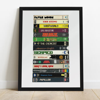 51st Birthday Personalised Print, 1973 Films, 51st Gift, 5 of 9