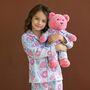 Alisa Pyjama Set With Matching Teddy Bear Set, thumbnail 1 of 3