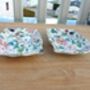Set Of Two Handmade Soap Dishes In Bramble Design, thumbnail 2 of 6