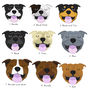 Staffordshire Bull Terrier Personalised Name Tag, thumbnail 2 of 12