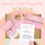Special Step Daughter Wish Box – Wish Bracelet, Pocket Hug And Charm, thumbnail 1 of 3