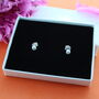 Shell Pearl Stud Earrings, thumbnail 1 of 2