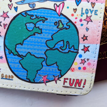 Personalised Travelling The World Passport Holder, 4 of 9