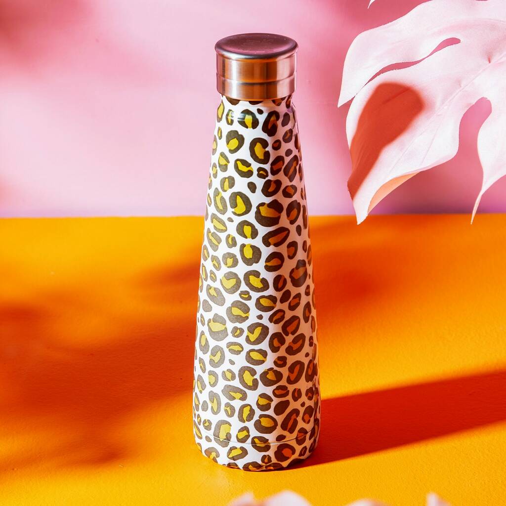 snake print water bottle
