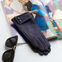Suede Two Buttoned Cuff Gloves, thumbnail 3 of 12