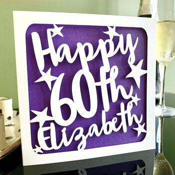 Personalised 60th Birthday Card, 2 of 4