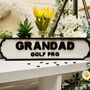 Golf Gift For Dad Grandad For Birthday Hobby Sign, thumbnail 2 of 3
